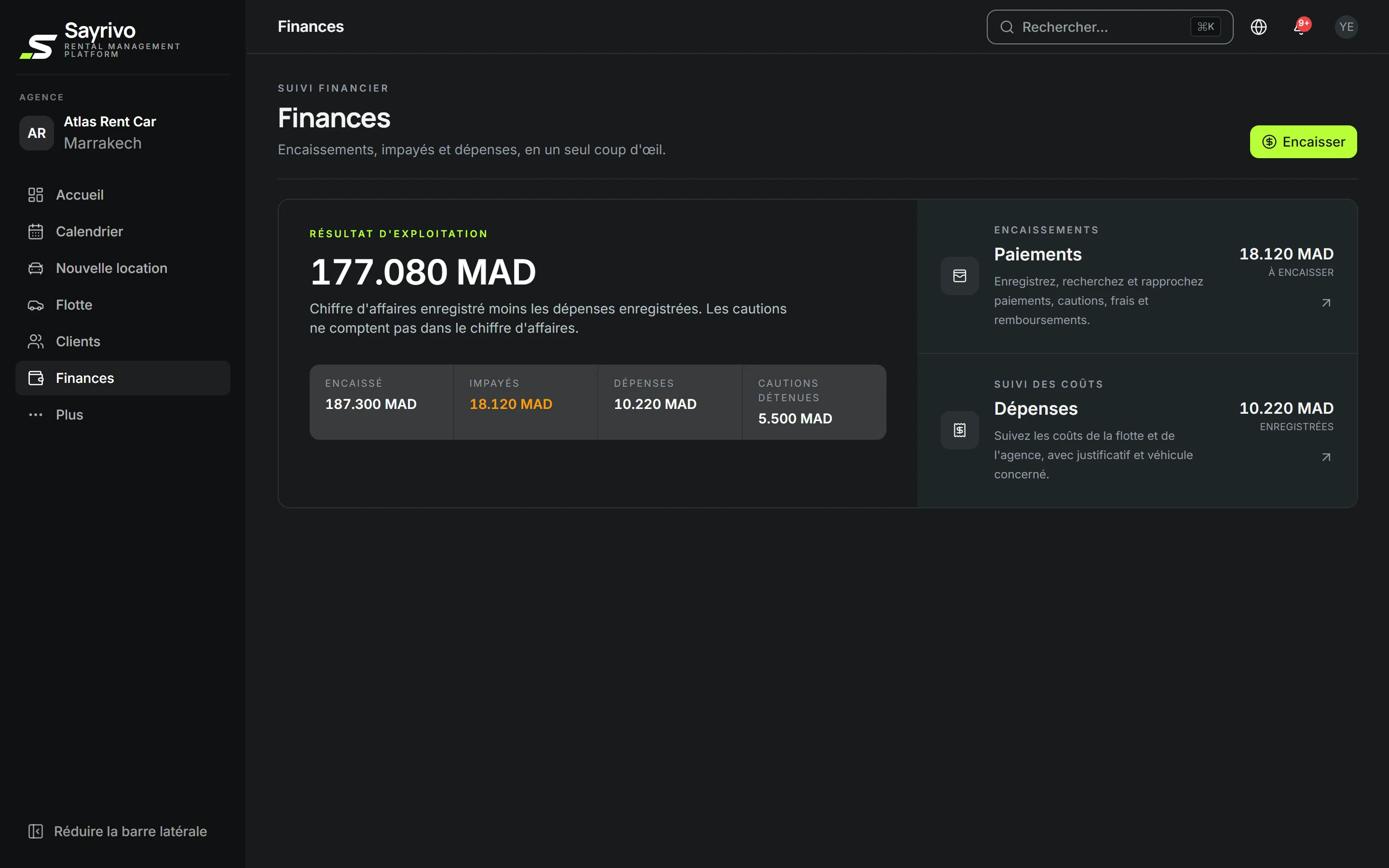 Finances — Sachez ce qu'on vous doit.